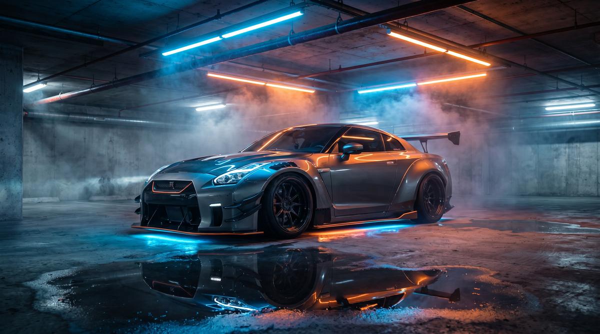 寸止挑战跑车改装视频